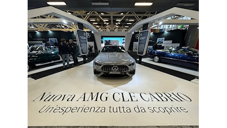 La storia delle cabriolet di Mercedes al salone Auto e Moto d'Epoca di Bologna