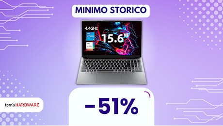 Questo notebook per gaming leggero e uso ufficio è a meno di METÀ PREZZO! (-51%)