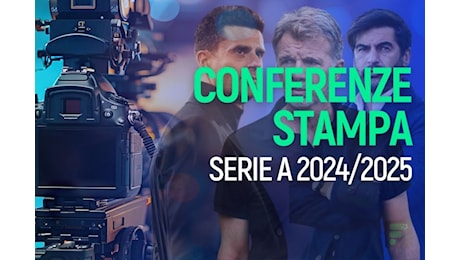 &#55356;�️ Conferenze stampa 13^ giornata Serie A: le parole di tutti gli allenatori