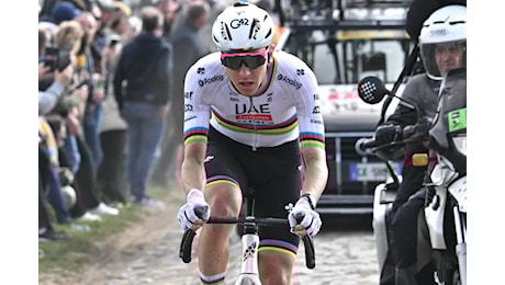 Parigi-Roubaix 2025, Tadej Pogacar: Una delle corse più dure che abbia mai fatto in carriera, nel finale ero cotto