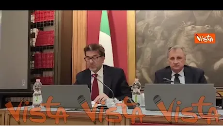 Audizione Giorgetti in Commissione Bilancio riunite su Piano strutturale di Bilancio