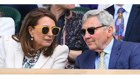 I genitori di Kate Middleton sono stati avvistati nel royal box a Wimbledon