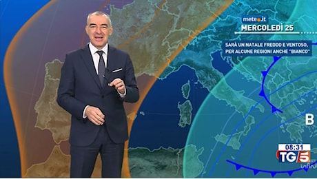 Meteo: Natale con molta neve al Centro-Sud! Attenzione ai venti: i dettagli