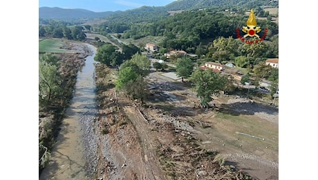 Maltempo, tracima di nuovo il torrente Sterza. Lo scorso 23 settembre la tragedia della nonna e del nipotino