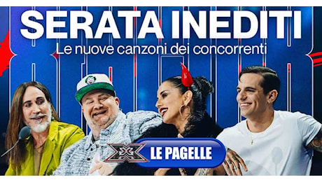 X Factor 2024, le pagelle degli inediti proposti giovedì 21 novembre