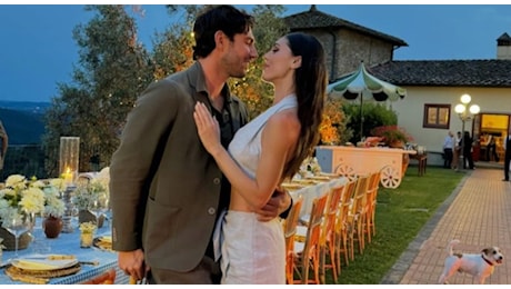 Cecilia Rodriguez e Ignazio Moser, ecco i look del party pre matrimonio: lei in total white, lui in lino verde militare