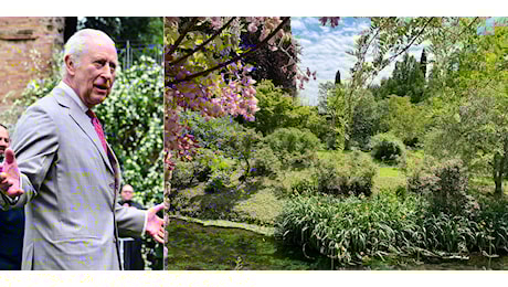 Ninfa, il giardino dove Carlo III si sente a casa sua