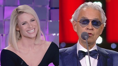 'Andrea Bocelli 30': Michelle Hunziker celebra i 30 anni di carriera del cantante