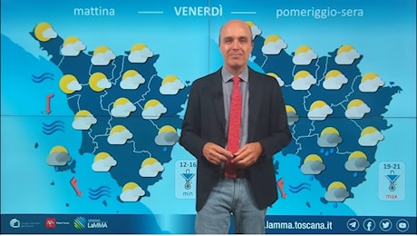 VIDEO / E' arrivato il fronte freddo (con la pioggia): le previsioni del LAMMA per oggi e domani