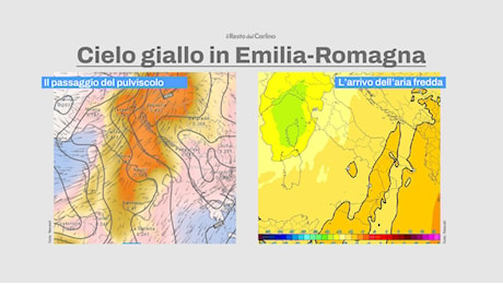 Cielo giallo in Emilia-Romagna, fino a quando ci sarà? Il parere dell'esperto