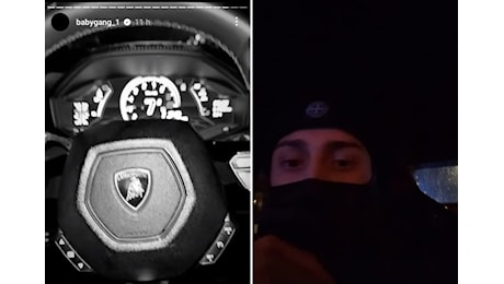 In giro di notte in Lamborghini, Baby Gang nuovamente denunciato