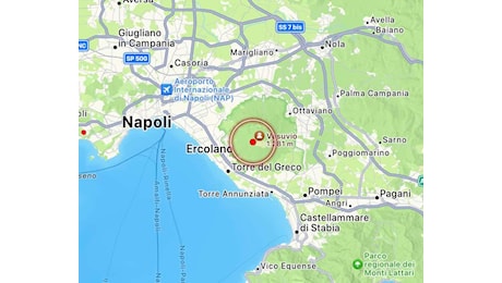 Terremoto al Vesuvio: scossa avvertita nel Napoletano, paura tra la popolazione | DATI e MAPPE