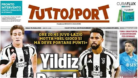 Tuttosport in prima pagina: Yildiz e Douglas per la svolta anti-Conte