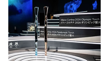 Presentate le torce di Milano-Cortina 2026: Progettate per essere riutilizzate fino a 10 volte