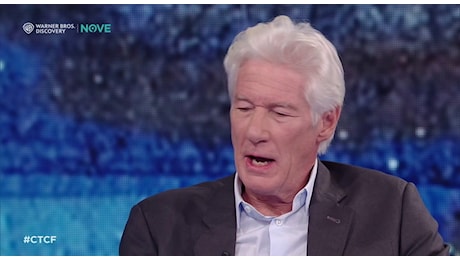 Richard Gere a Che Tempo Che Fa e l'aneddoto su Pretty Woman