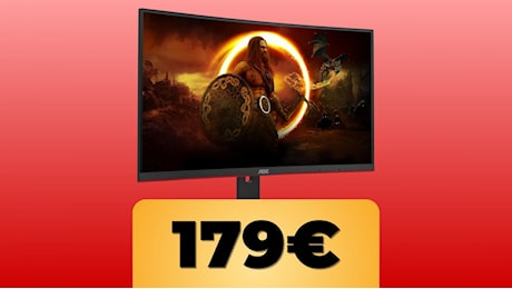 Monitor AOC Gaming CQ27G2SE da 27 pollici in offerta su Amazon Italia