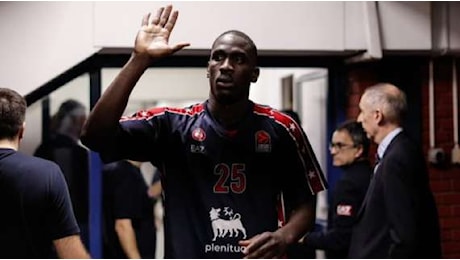 Olimpia, Diop a referto ma non utilizzabile con il Maccabi