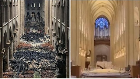 Notre-Dame de Paris restaurata e prossima all'apertura: ecco come appare all'interno dopo l'incendio