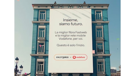 Insieme siamo futuro, la neonata Fastweb + Vodafone lancia la prima campagna. Firma The Bunch