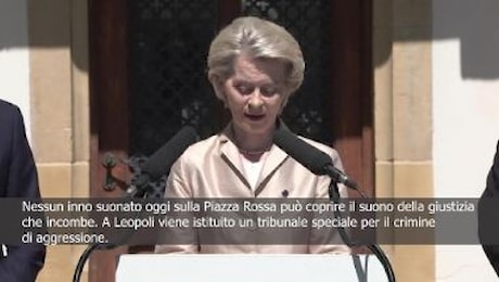 Von der Leyen: In Ucraina si scrive la storia dell'Europa