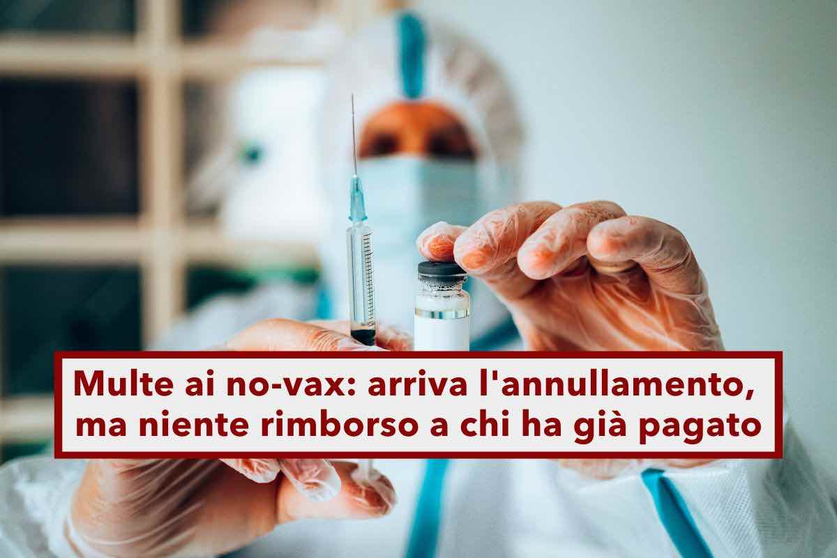 Multe Annullate Ai No Vax, Chiusa Una Brutta Pagina