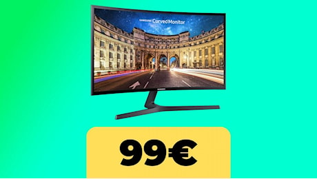 Samsung Monitor S36C vola al minimo storico su Amazon Italia