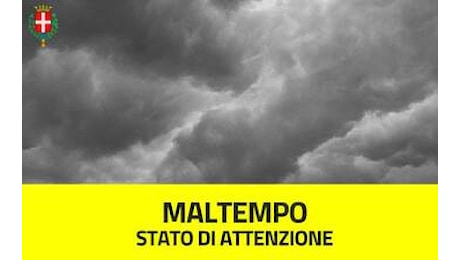 Ore 15 - Maltempo, stato di attenzione per precipitazioni estese