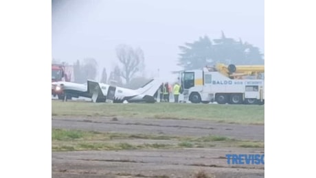 Ultraleggero finisce fuori pista in fase di atterraggio: chiuso l'aeroporto Canova