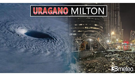 Cronaca meteo. L'uragano Milton impatta sulla Florida come categoria 3. Devastazioni e vittime - Video