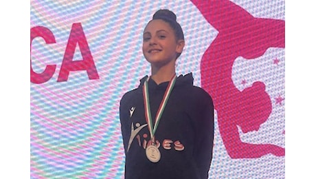 Campionati nazionali di ginnastica ritmica, la lametina Maria Valiante conquista il bronzo