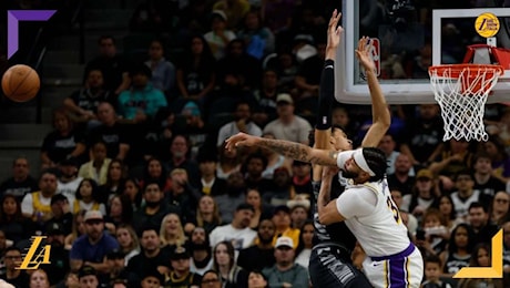 I Lakers battono gli Spurs, Anthony Davis vince il duello con Victor Wembanyama