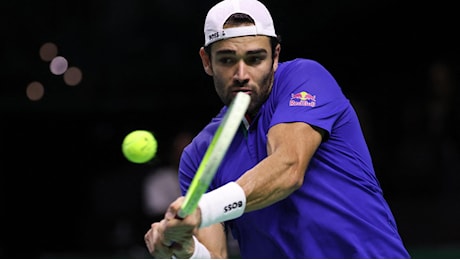 Coppa Davis, la semifinale Italia-Australia. Berrettini-Kokkinakis: 5-5 nel primo set