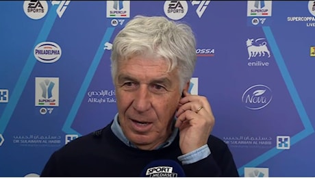 Gasperini nega tutto dopo la sconfitta dell'Atalanta in Supercoppa: Non ho provato proprio niente