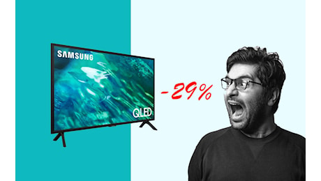 Smart TV Samsung da 32″ QLED FHD: sconto FOLLE del 29%