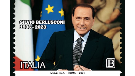 Poste Italiane: emesso il francobollo commemorativo di Silvio Berlusconi