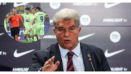 Barcellona, il presidente Laporta contro Marciniak: Non siamo in finale per colpa dell'arbitro