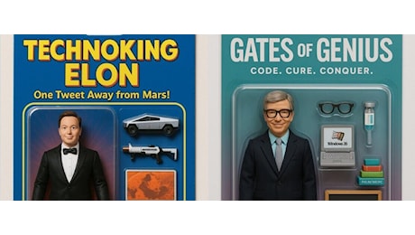 Le Action Figures di ChatGPT spopolano sui social: ecco come realizzarle