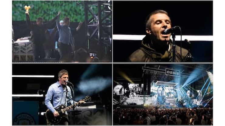 Oasis, a Cardiff il primo concerto del tour-reunion dei fratelli Gallagher. FOTO - Sky TG24 Oasis, a Cardiff il primo concerto del tour-reunion dei fratelli Gallagher. FOTO - Sky TG24