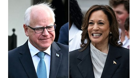 Elezioni USA 2024, Kamala Harris sceglie come candidato vice Tim Walz, governatore del Minnesota