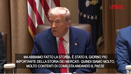 VIDEO Dazi, Trump: Ci sarà un costo di transizione. Ue molto dura ma intelligente
