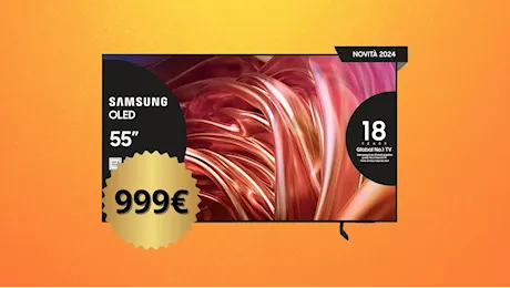 Samsung OLED 55, prezzo in frantumi: risparmi il 41% ma devi essere veloce