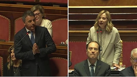 Senato, la premier Meloni risponde a Renzi: Dimissioni? Non farò niente che abbia già fatto lei