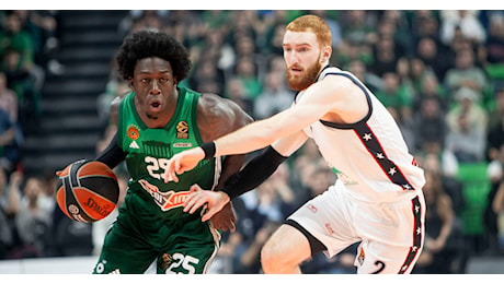 L'Olimpia Milano sbatte contro il Panathinaikos e Kendrick Nunn, ko ad Atene 103-74