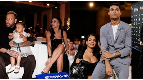 Globe Soccer Awards, pagelle look: Ronaldo e l'orologio da 400 mila euro, Georgina con l'Hermès di coccodrillo, Neymar super papà, la moglie di Courtois 10