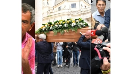 Luca Giurato, i funerali a Roma: pioggia di vip alla Chiesa degli Artisti