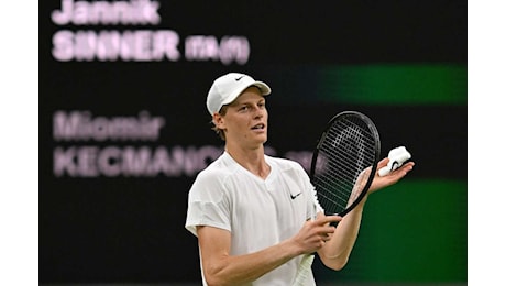 Wimbledon: Sinner liquida Kecmanovic in tre set e approda agli ottavi