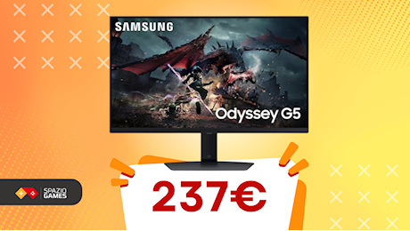 Prestazioni super con questo monitor gaming Samsung al MINIMO STORICO!