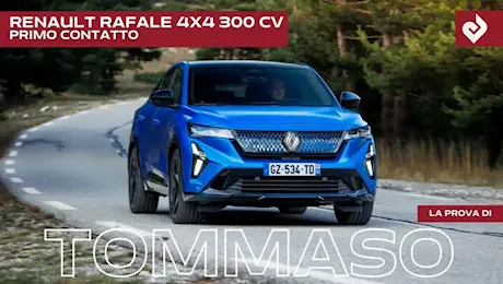 Prova in anteprima Renault Rafale 4×4: l’ibrido plug-in da 300 CV fa 25 km con un litro