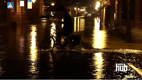 Maltempo in Romagna, Cesenatico allagata