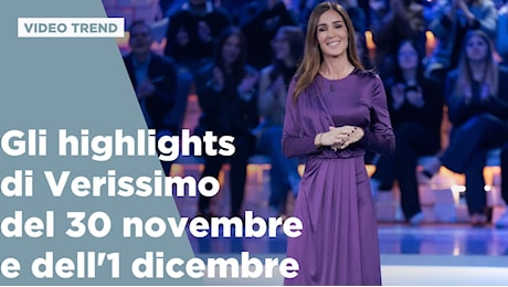 Gli highlights di Verissimo del 30 novembre e dell'1 dicembre